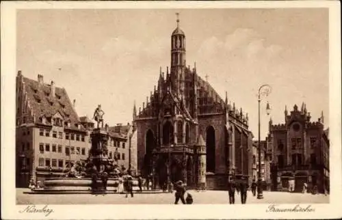 Ak Nürnberg in Mittelfranken, Frauenkirche