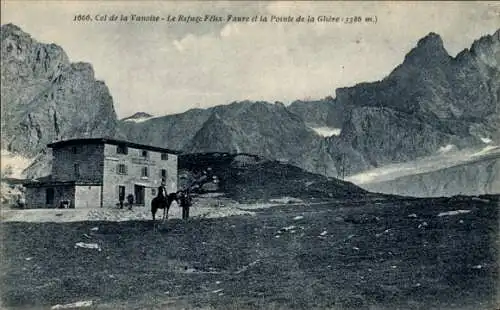 Ak La Vanoise Savoie, Col, Le Refuge Felix-Faure, la Pointe de la Gliere