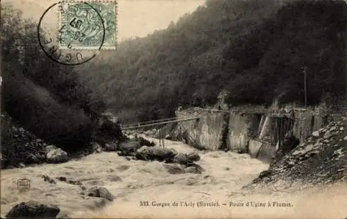 Ak Arly Savoie, Gorges, Route d'Ugine a Flumet