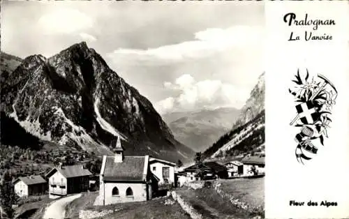 Ak Pralognan la Vanoise Savoie, Village des Granges et Pointe de Villeneuve