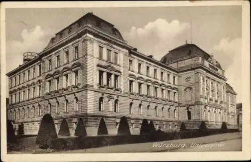 Ak Würzburg am Main Unterfranken, Universität