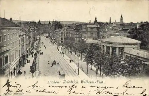 Ak Aachen Nordrhein Westfalen, Friedrich Wilhelm-Platz