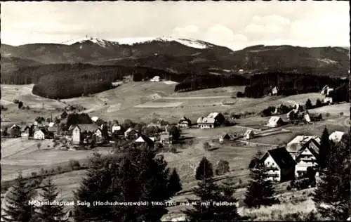 Ak Saig Lenzkirch im Schwarzwald, Panorama, Feldberg