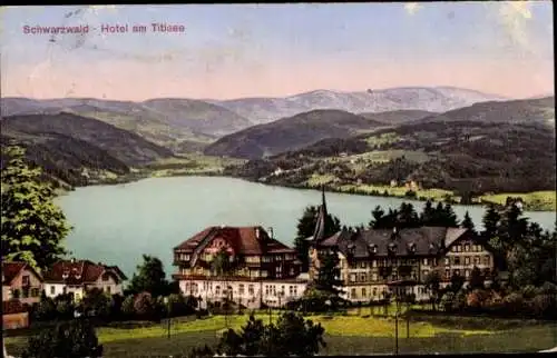 Ak Titisee Neustadt im Breisgau Hochschwarzwald, Hotel am Titisee