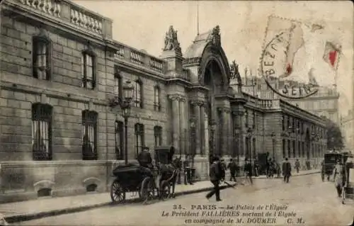 Ak Paris VIIIe Élysée, Élysée-Palast