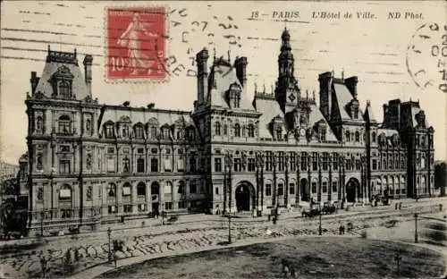 Ak Paris IV, Rathaus