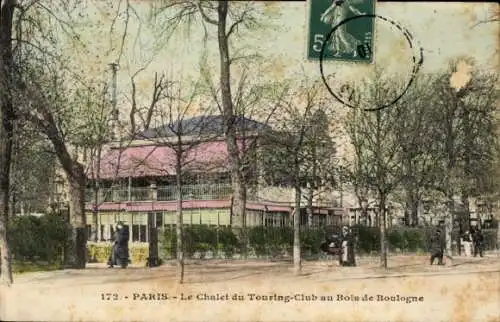 Ak Paris 16. Jahrhundert, Bois de Boulogne, Touring Club Chalet