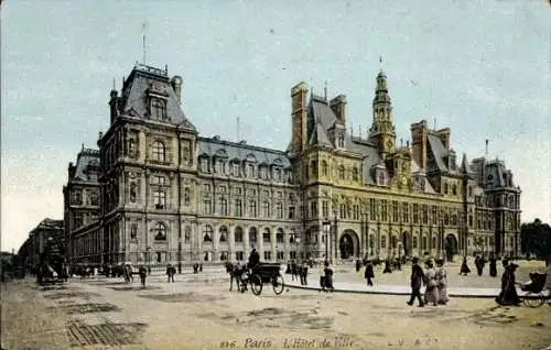 Ak Paris IV, Rathaus