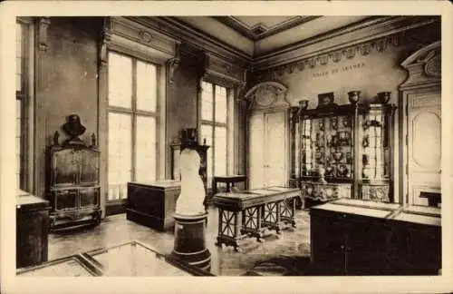 Ak Paris VI, Nationalbibliothek, Salle de Luynes, im Medaillen- und Antiquitätenkabinett