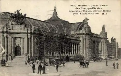 Ak Paris VIIIe Élysée, Grand Palais des Champs-Élysées