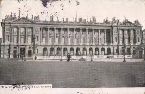 Ak Paris VIIIe Élysée, Ministerium der Marine