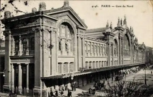 Ak Paris x, Gare du Nord