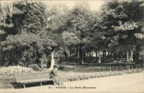 Ak Paris VIII, Parc Monceau