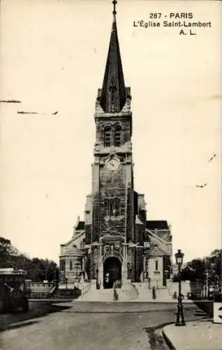 Ak Paris XVVaugirard, Kirche Saint Lambert