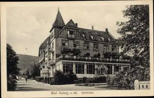 Ak Bad Salzig Boppard am Rhein, Kurhotel