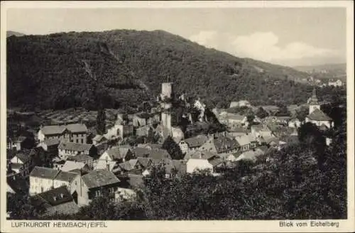 Ak Heimbach in der Eifel, Blick vom Eichelberg