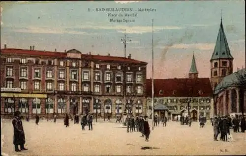 Ak Kaiserslautern in der Pfalz, Marktplatz