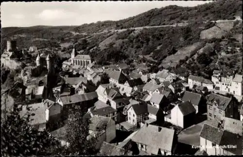 Ak Heimbach in der Eifel, Gesamtansicht, Burg