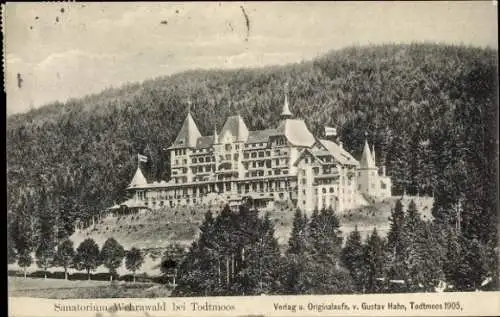 Ak Todtmoos im Schwarzwald, Sanatorium Wehrawald