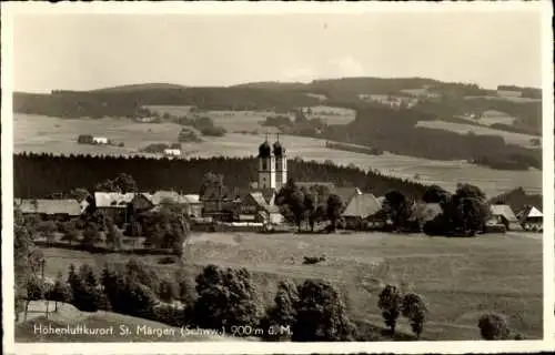 Ak Sankt Märgen im Schwarzwald, Panorama