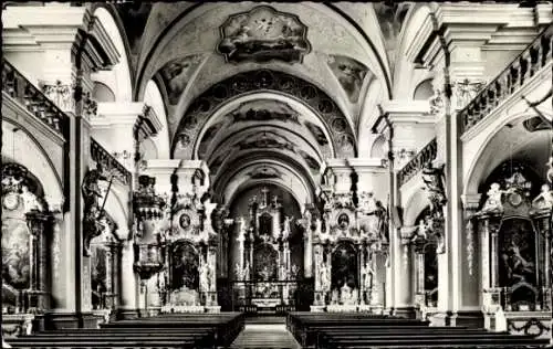 Ak St. Peter im Schwarzwald, Barock-Kirche, Inneres