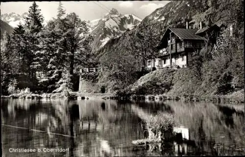 Ak Oberstdorf im Oberallgäu, Christlesee