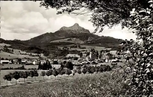 Ak Wertach im Allgäu, Panorama