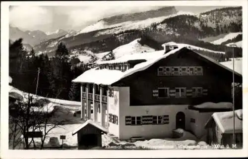 Ak Oberstdorf im Oberallgäu, Gasthaus Walserschanz