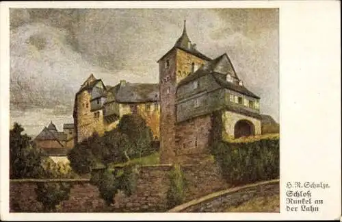 Ak Runkel an der Lahn, Schloss