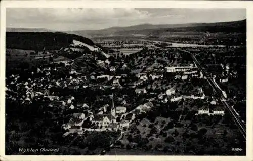 Ak Grenzach Wyhlen am Rhein, Panorama