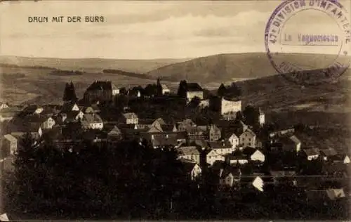 Ak Daun in der Eifel, Burg