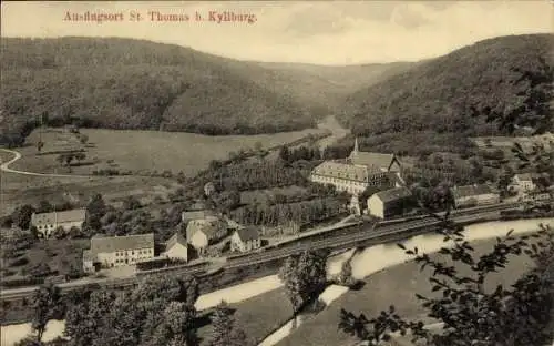 Ak Sankt Thomas in der Eifel, Teilansicht