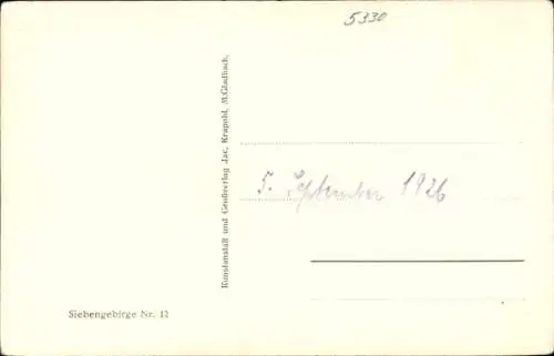 Ak Königswinter am Rhein, Petersberg