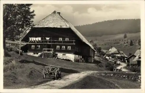 Ak Todtmoos im Schwarzwald, Todtmoos-Weg, Schwarzwaldhaus