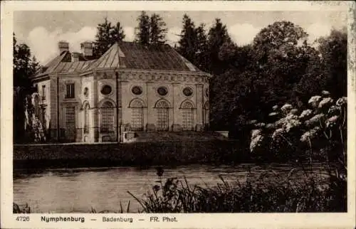 Ak Nymphenburg München Bayern, Badenburg