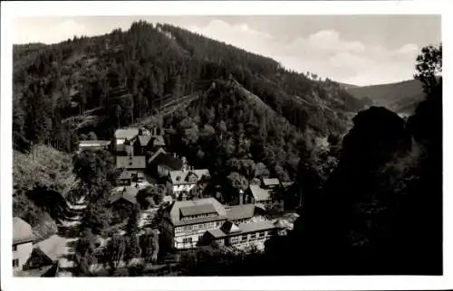 Ak Falkenstein Ludwigsstadt in Oberfranken, Hotel und Brauerei Gaststätte Falkenstein