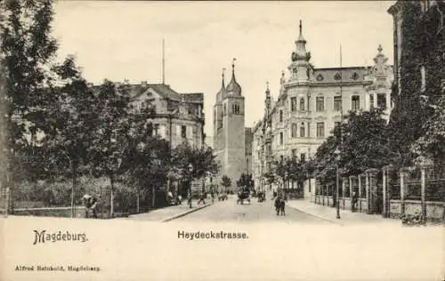 Ak Magdeburg an der Elbe, Heydeckstraße