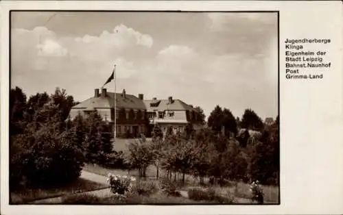 Ak Klinga Parthenstein in Sachsen, Jugendherberge