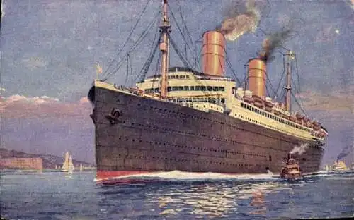 Ak Dampfer Columbus, Norddeutscher Lloyd Bremen NDL