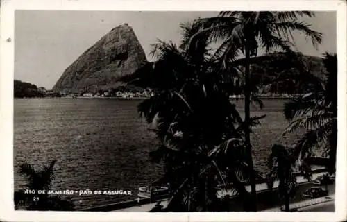 Ak Rio de Janeiro Brasilien, Pão de Açúcar, Zuckerhut