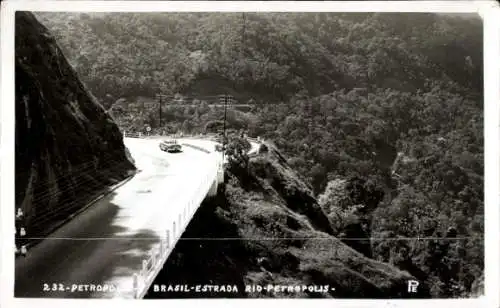 Ak Petrópolis Brasilien, Estrada Rio-Petrópolis