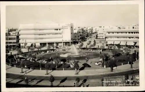 Ak Tel Aviv Jaffa Israel, Zina Dizengoff Platz