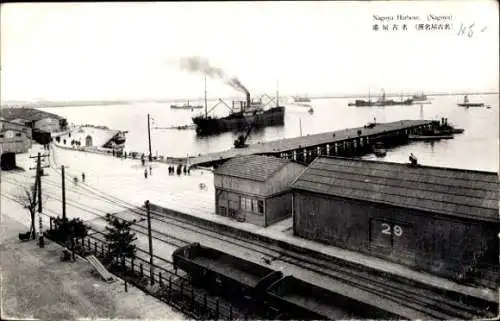 Ak Nagoya Präfektur Aichi Japan, Hafen