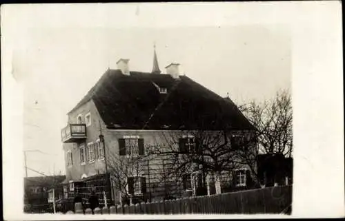 Foto Ak Lochhausen München, Gebäude, Garten