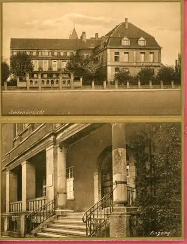 Set von 14 AK zusammenhängend Dortmund, Sanatorium der Franziskanerinnen