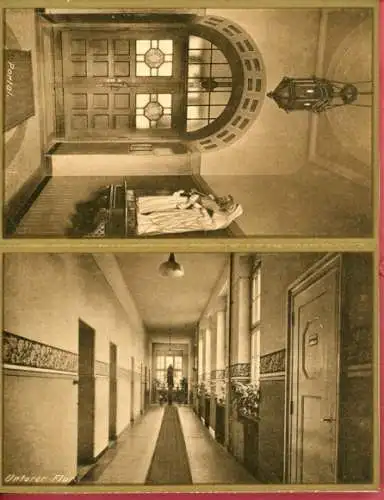 Set von 14 AK zusammenhängend Dortmund, Sanatorium der Franziskanerinnen
