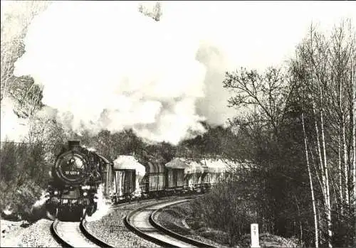 Set von 6 AK + 3 Umschlagfotos im Umschlag. Dampflokomotiven Baureihe 58