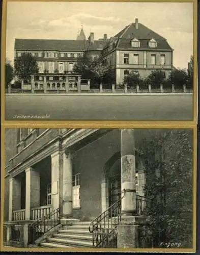 Set von 14 AK zusammenhängend, Dortmund, Sanatorium der Franziskanerinnen