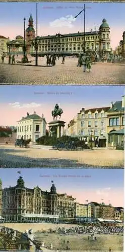 Set von 10 Ak zusammenhängend im Umschlag  Ostende Westflandern