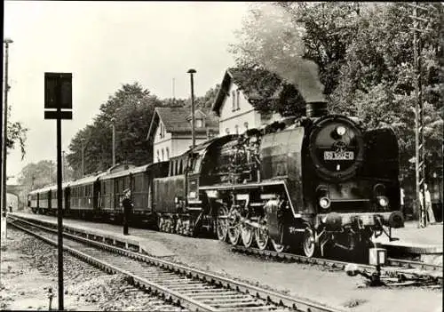 Set von  6 AK + 3 Umschlagfotos  im Umschlag Dampflokomotiven im Einsatz Baureihe 50